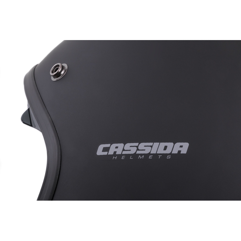 Cassida Oxygen offener Motorradhelm schwarz matt