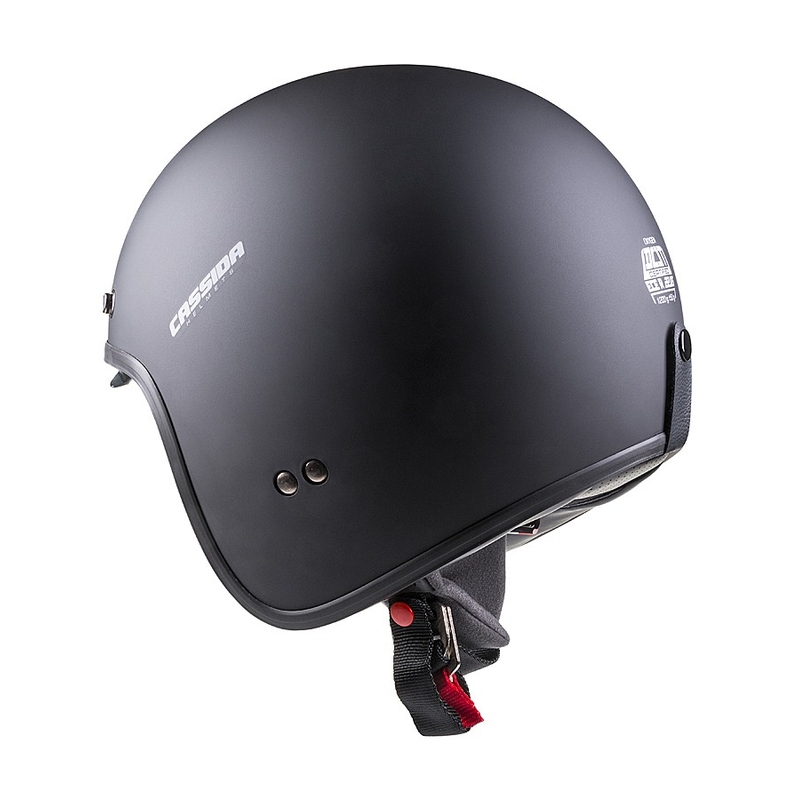 Cassida Oxygen offener Motorradhelm schwarz matt