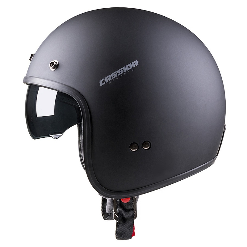 Cassida Oxygen offener Motorradhelm schwarz matt