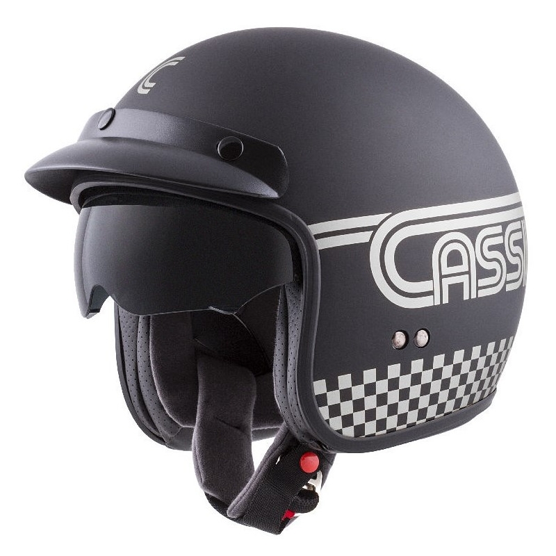 Cassida Oxygen Rondo Open Motorradhelm Silber Ausverkauf