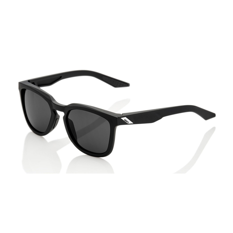 Sonnenbrille 100% HUDSON Soft Tact Schwarz (Smoked Glasses)