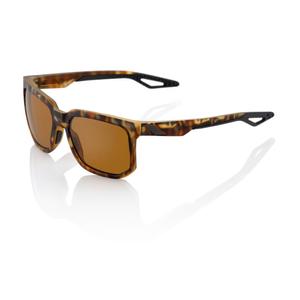 Sonnenbrille 100% CENTRIC Soft Tact Havanna braun (bronzefarbene Gläser)