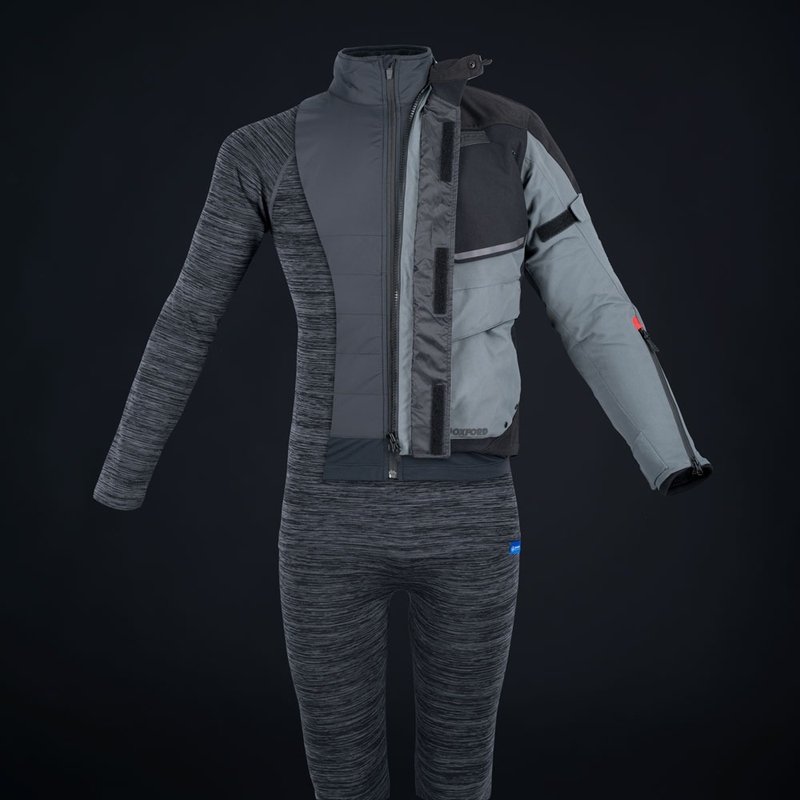 Oxford Advanced Base Layer Thermounterwäsche schwarz-grau
