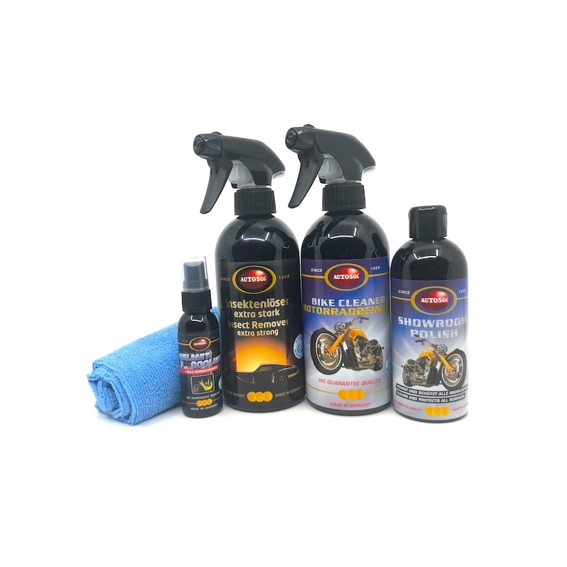 Autosol-Geschenkset für die Reinigung von Reisemotorrädern