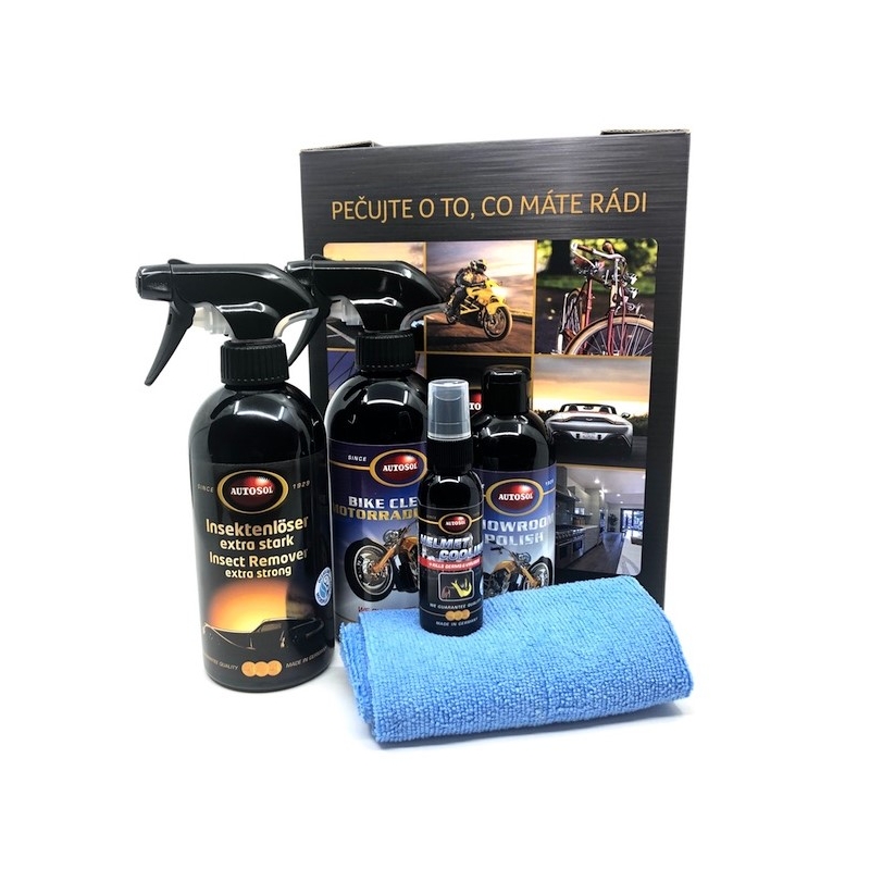 Autosol-Geschenkset für die Reinigung von Reisemotorrädern