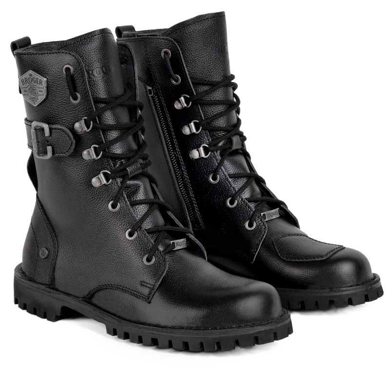 Motorradstiefel BROGER OHIO schwarz Ausverkauf