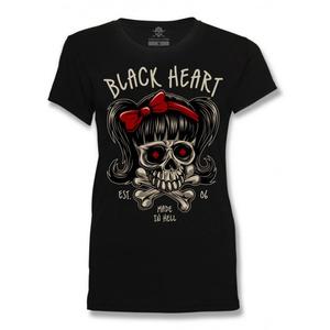 Damen-T-Shirt Black Heart Sandy schwarz