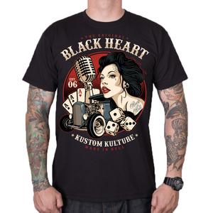 Herren-T-Shirt Black Heart Victoria schwarz