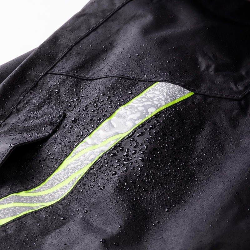 Rebelhorn Patrol fluo gelb-schwarze Regenhose