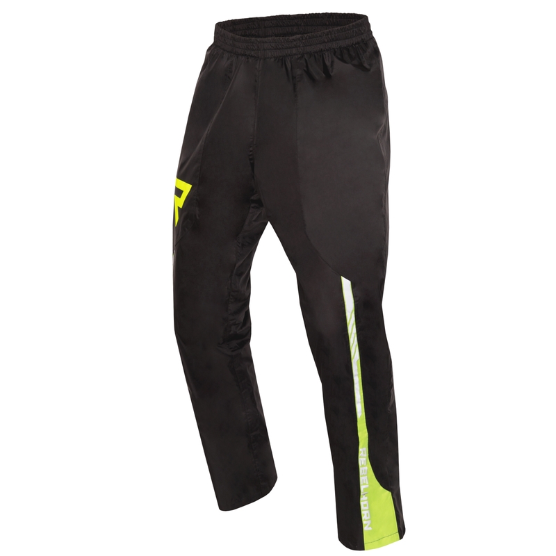 Rebelhorn Patrol Schwarz-Fluo Gelb Regenhosen