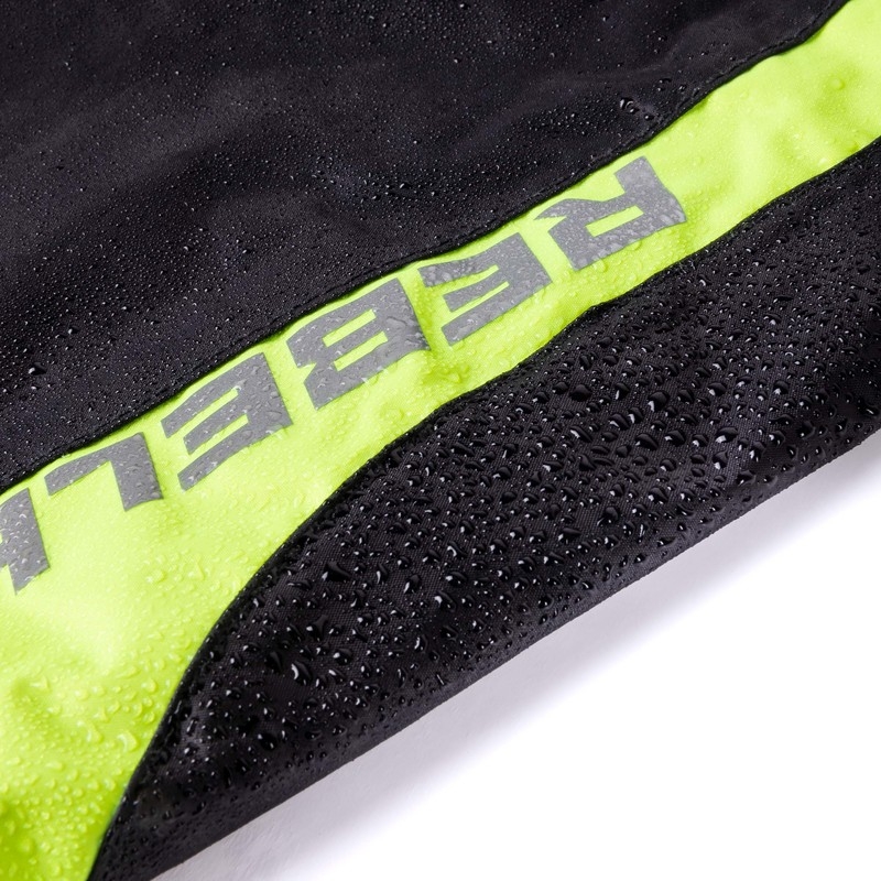 Rebelhorn Patrol Schwarz-Fluo Gelb Regenhosen