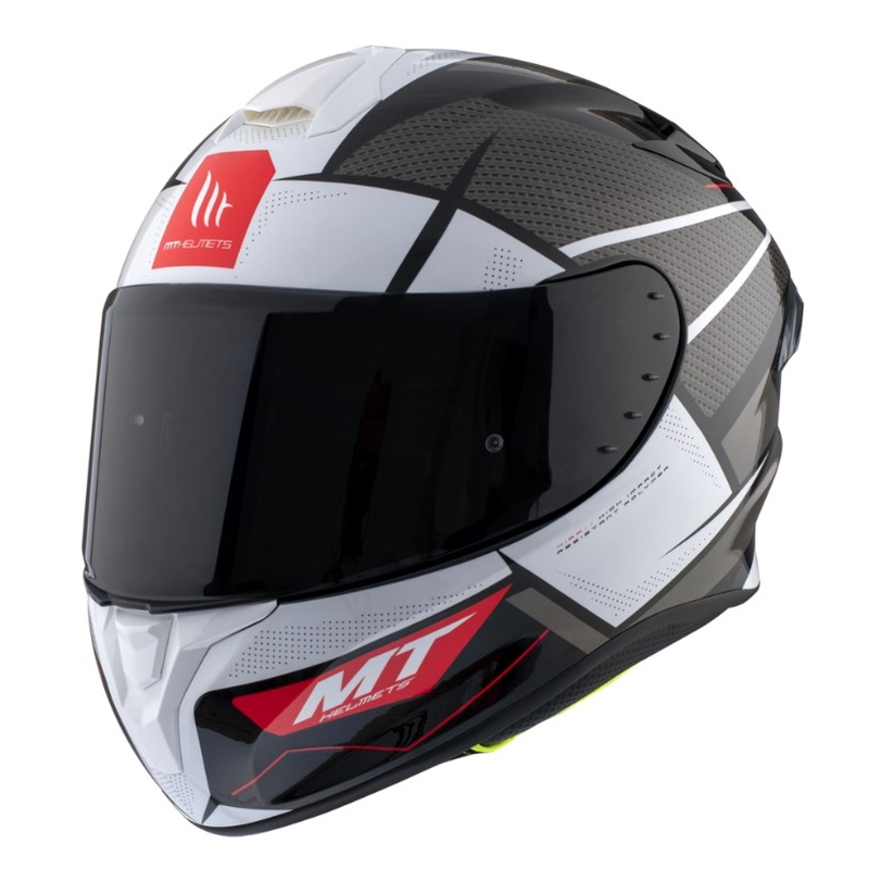 MT FF106 Pro Targo Pro Podium Bo schwarz und weiß Integral Motorradhelm Ausverkauf