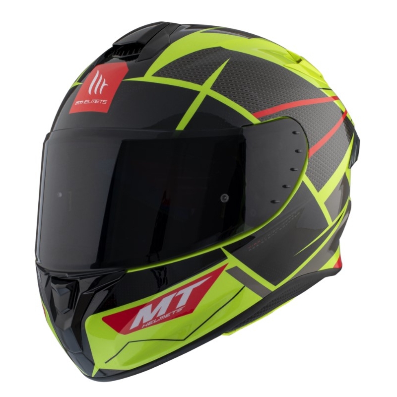 MT FF106 Pro Targo Pro Podium D1 fluo gelb-rot-schwarz Integral Motorradhelm Ausverkauf