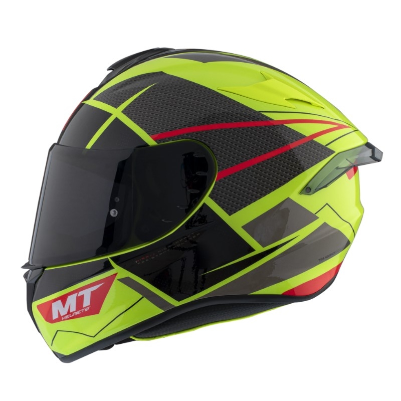 MT FF106 Pro Targo Pro Podium D1 fluo gelb-rot-schwarz Integral Motorradhelm Ausverkauf