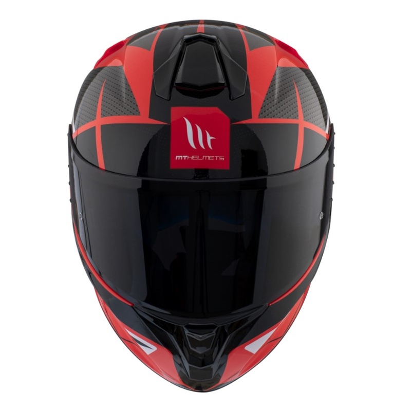 MT FF106 Pro Targo Pro Podium D5 rot/schwarz Integral Motorradhelm Ausverkauf