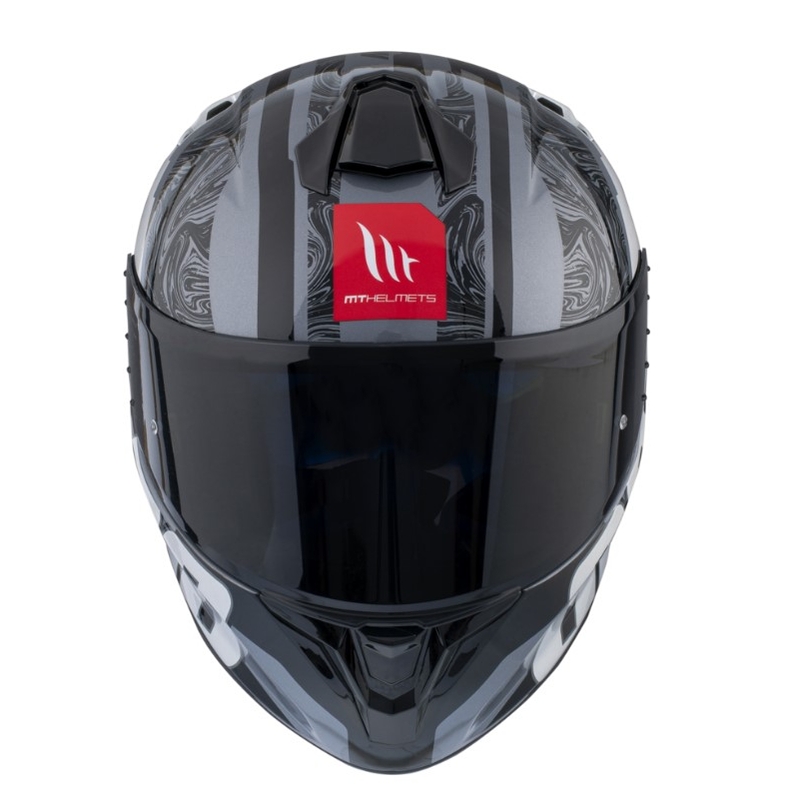 MT FF106 Pro Targo Pro Welcome F2 grau Integral Motorradhelm