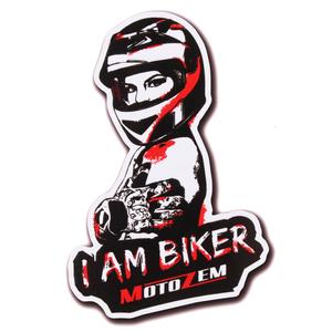 MotoZem Ich bin Biker Magnet - Frau