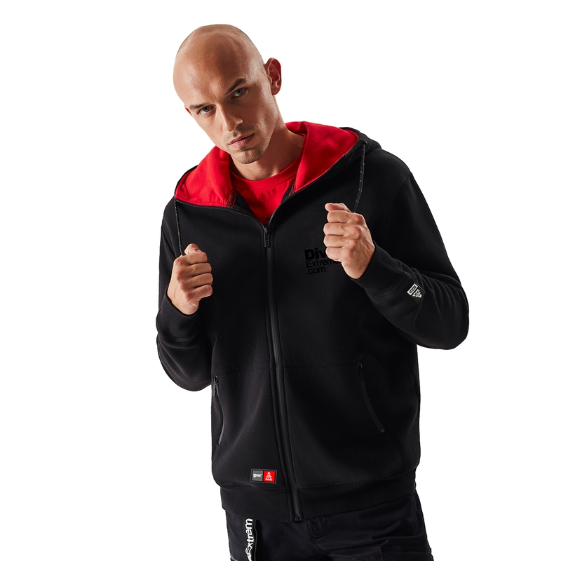 Kapuzenpulli DAKAR Dirt 3 schwarz Ausverkauf
