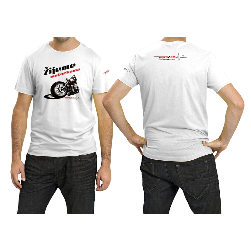 T-Shirt MotoZem wir leben von Chopper-Motorrädern Ausverkauf