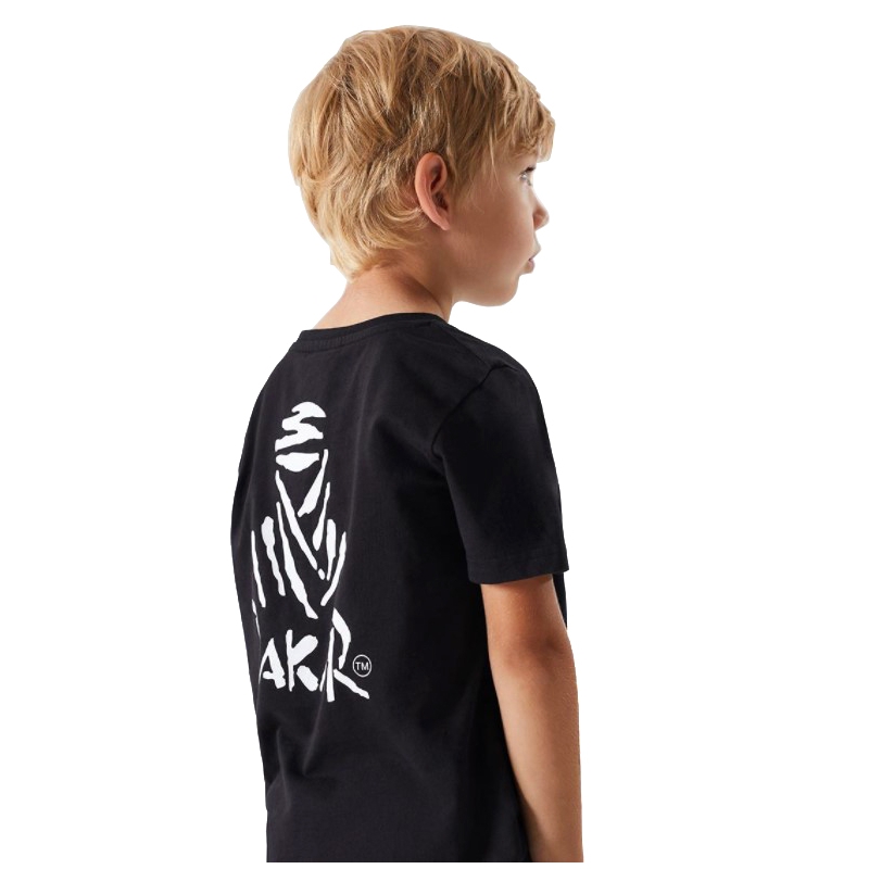 Kinder-T-Shirt Dakar Kid 222 schwarz