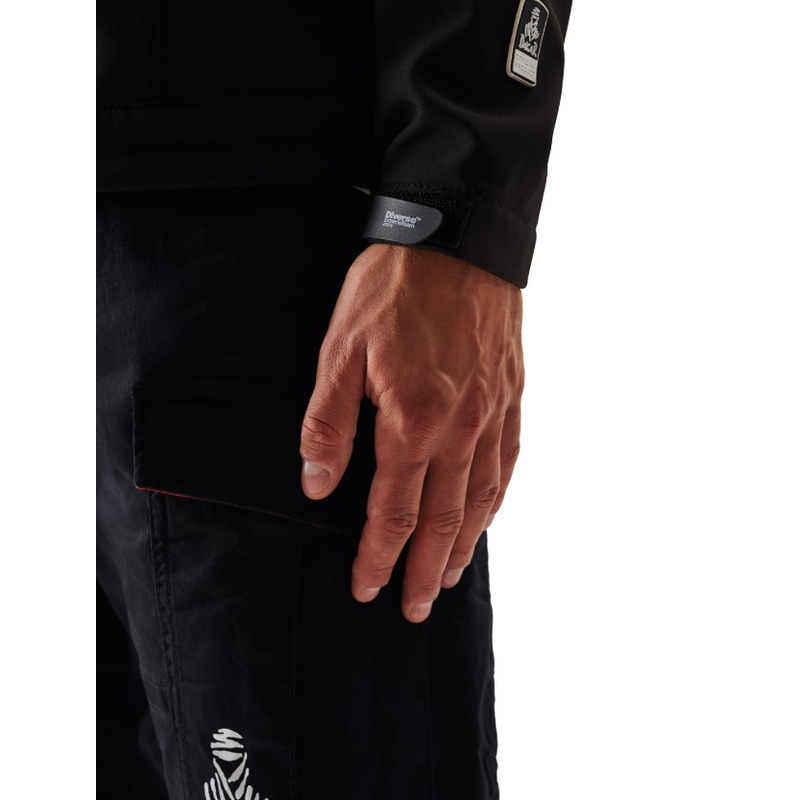 Herren Softshelljacke DAKAR Sotix rot-schwarz