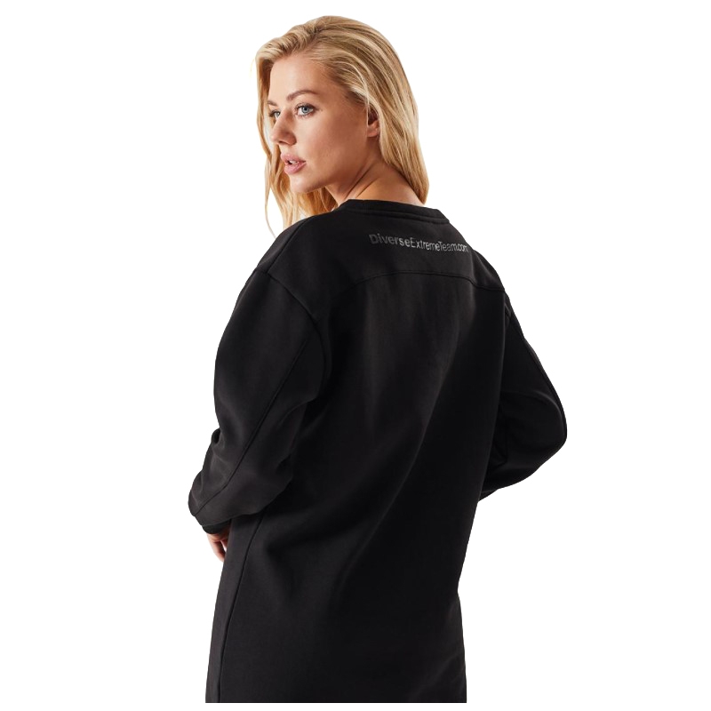 Damen Sweatshirt Kleid Dakar VIP 15 schwarz
