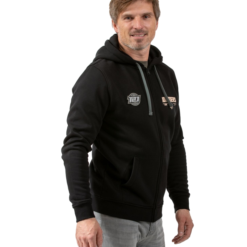 Hoodie 101 Riders Force Zip Schwarz Ausverkauf