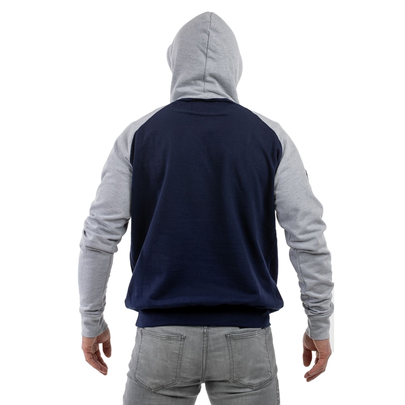 Hoodie 101 Riders Force Hood Tiefblau-grau Ausverkauf