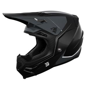 Motocross-Helm Shot Core Comp Schwarz Ausverkauf