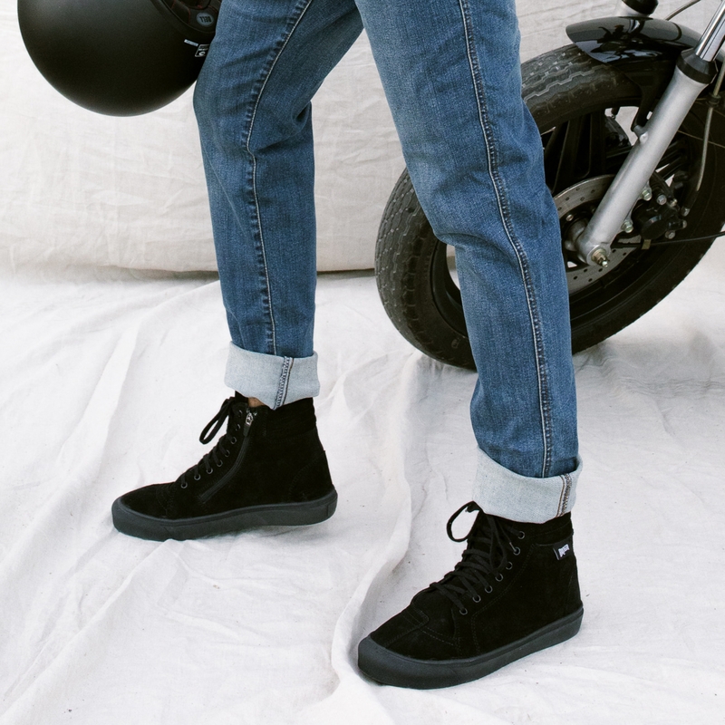 Motorradstiefel BROGER California schwarz-schwarz Ausverkauf