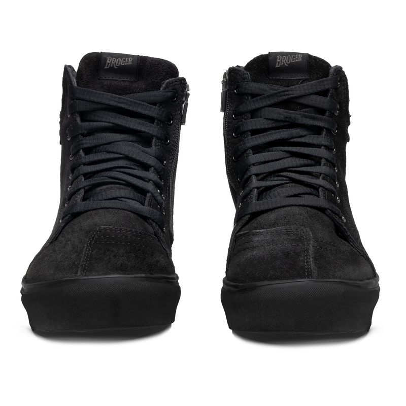 Motorradstiefel BROGER California schwarz-schwarz Ausverkauf
