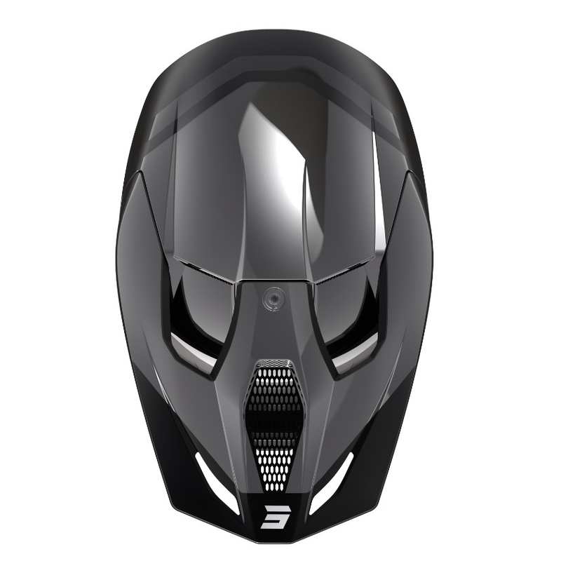 Motocross Helm Shot Race Sky grau