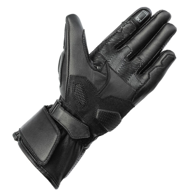 Motorrad-Lederhandschuhe SECA Journey II schwarz - Qualität II Ausverkauf