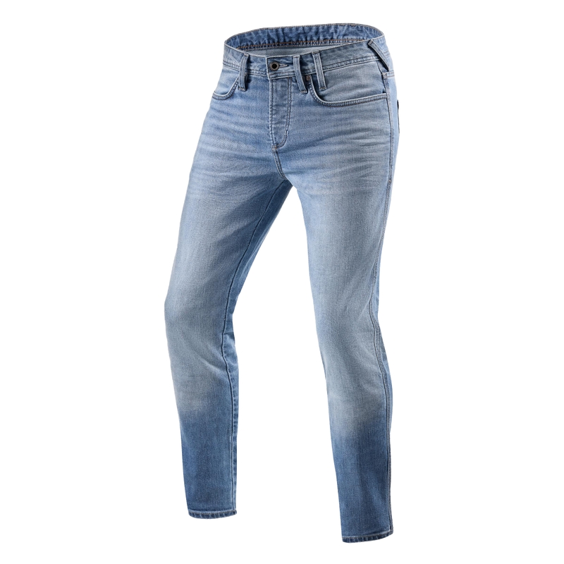 Motorradjeans Revit Piston 2 SK hellblau Cropped Ausverkauf