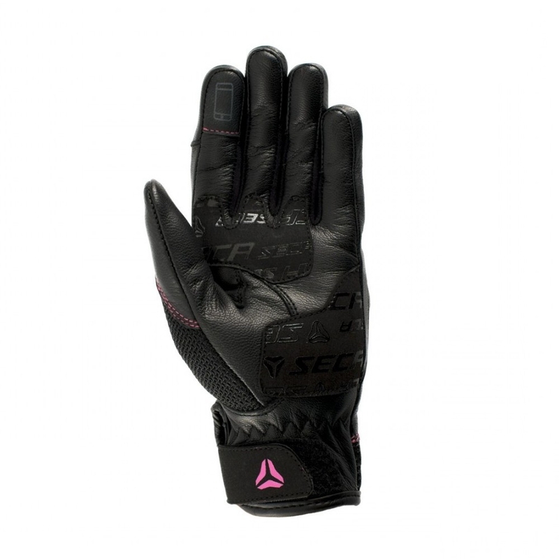SECA Axis Mesh Motorradhandschuhe für Frauen Schwarz und Rosa Ausverkauf