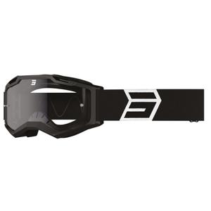 Motocross-Schutzbrille Shot Assault 2.0 Solar weiß-schwarz
