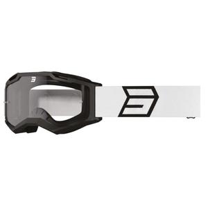 Motocross-Schutzbrille Shot Assault 2.0 Solar schwarz und weiß