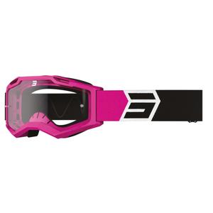 Motocross-Brille Shot Assault 2.0 Solar schwarz und rosa