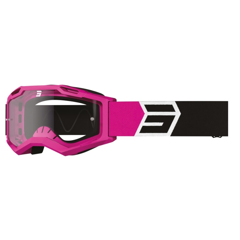 Motocross-Brille Shot Assault 2.0 Solar schwarz und rosa
