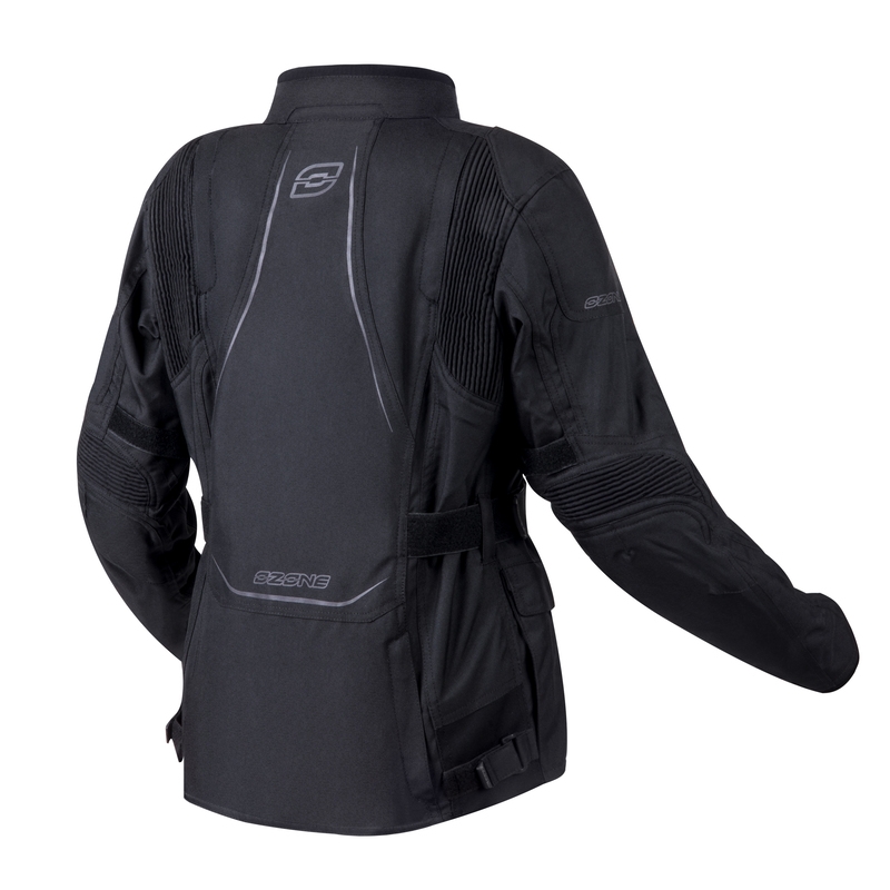 Ozone Sahara Damen Motorradjacke Schwarz