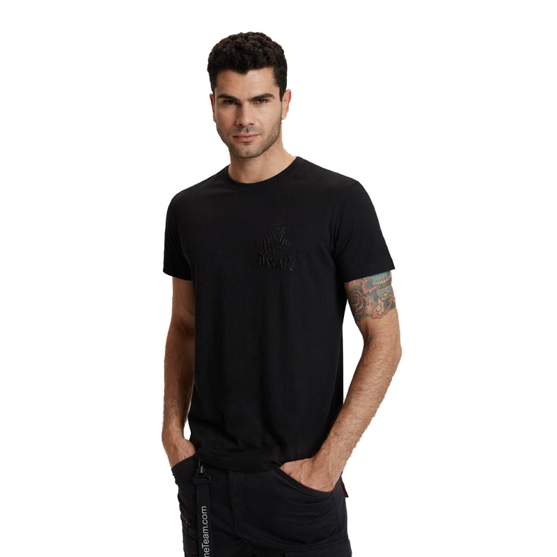 T-shirt DAKAR LOGO 4 schwarz