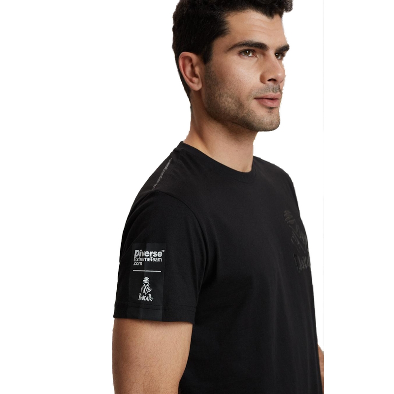 T-shirt DAKAR LOGO 4 schwarz