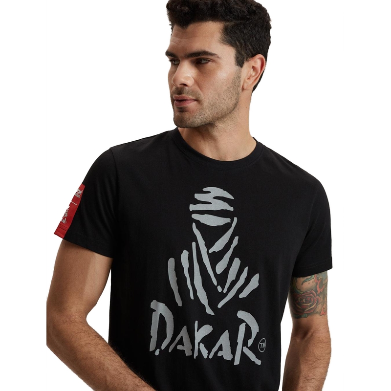 T-shirt DAKAR S 0123 schwarz