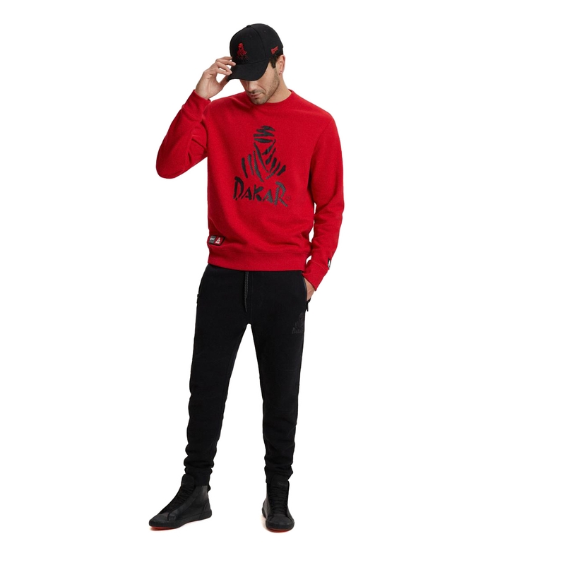 Herren-Kapuzenpullover DAKAR DKR CREW 04 rot Ausverkauf