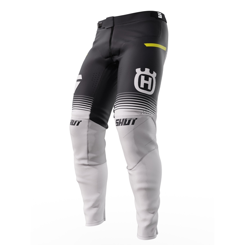 Motocross Hose Shot Aerolite Husqvarna LE 2023 weiß-schwarz
