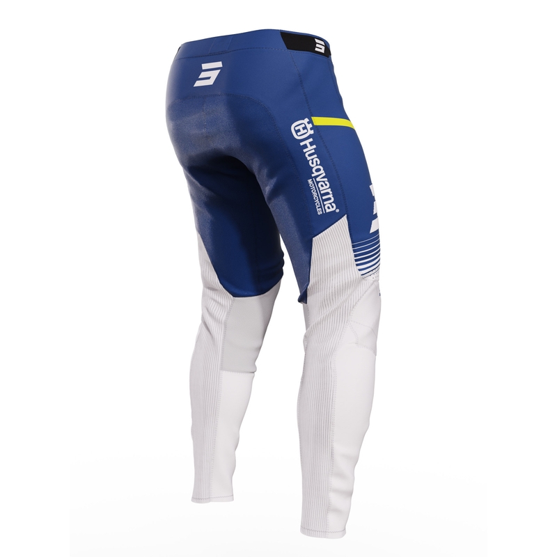 Shot Aerolite Husqvarna LE Motocross Hose weiß-blau Sale Ausverkauf