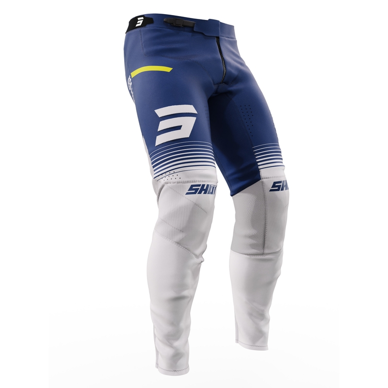 Shot Aerolite Husqvarna LE Motocross Hose weiß-blau Sale Ausverkauf