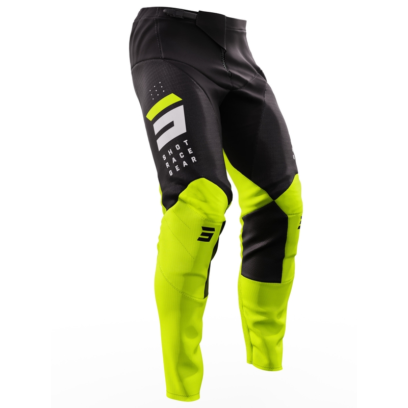Motocross-Hose Shot Contact Camo 2.0 schwarz-fluorgelb Ausverkauf