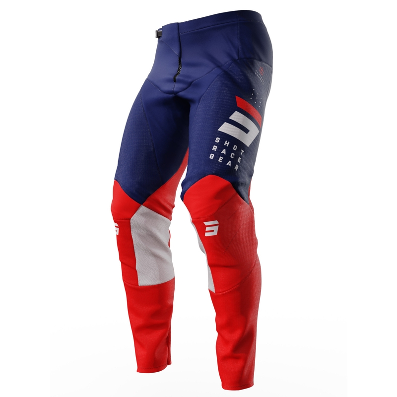 Motocross-Hose Shot Contact Camo 2.0 rot und blau Ausverkauf