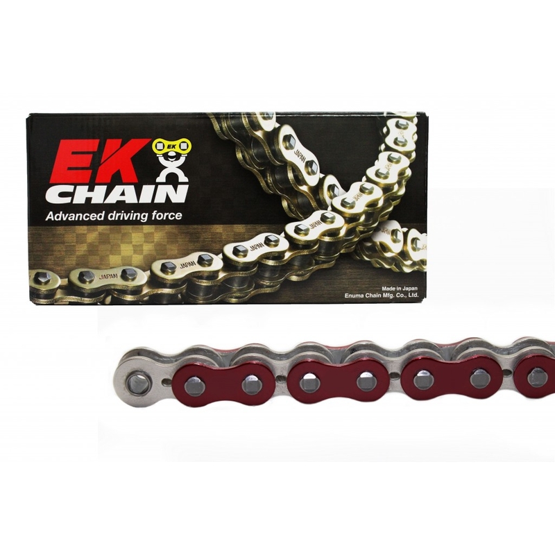 QX-Ringkette EK 520 SRX2 120 L Mettalic Red